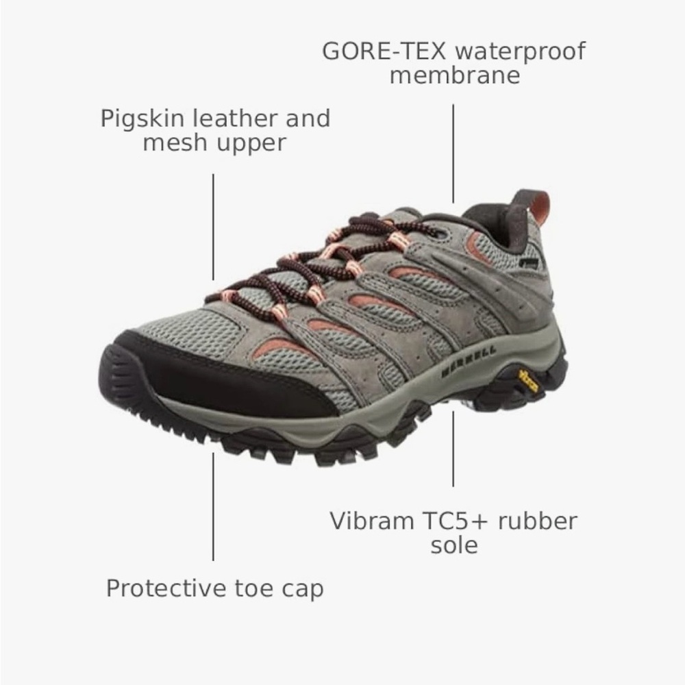 Merrell Hiking shoe size women’s size 7 Brand New - Picture 8 of 11